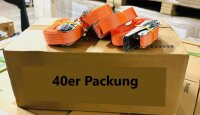 40 x Spanngurte LC 800 daN in der Umreifung 4 Meter Orange