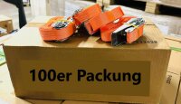 100 x Spanngurte LC 800 daN in der Umreifung 4 Meter Orange