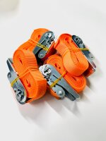 100 x Spanngurte LC 800 daN in der Umreifung 4 Meter Orange